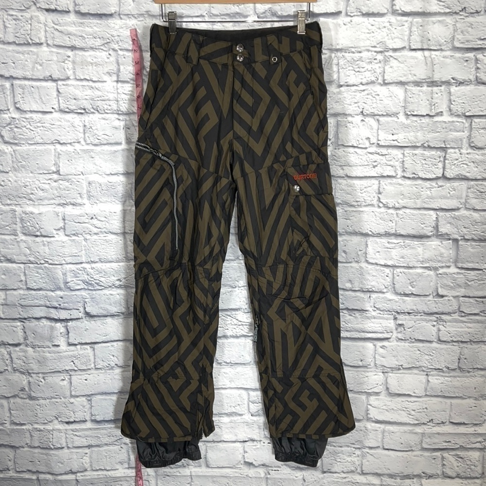 Burton snowboard pants dryride "the white collection" XS black & military green
